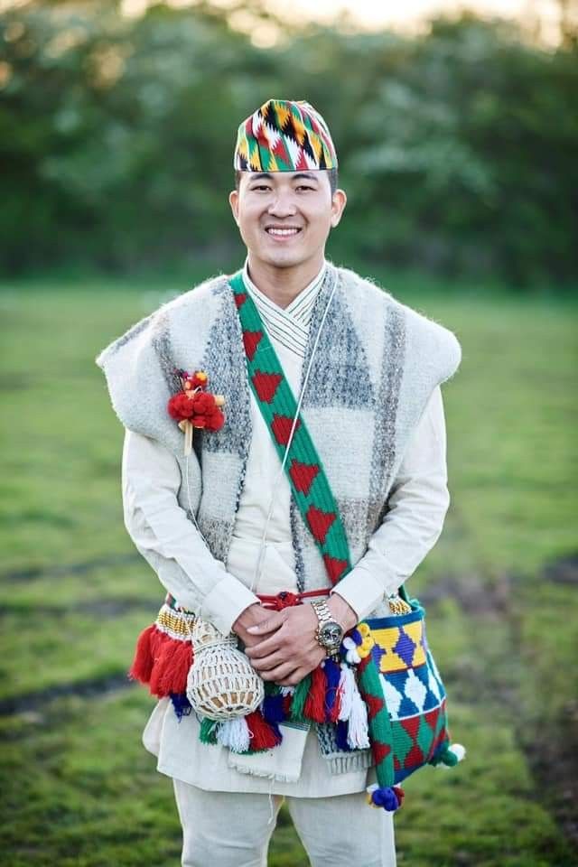 nepali kirati rai tribe traditional dress for man
